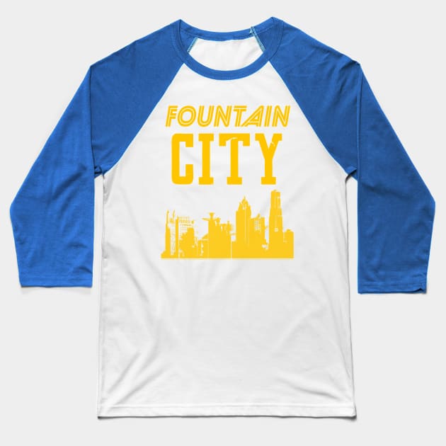 Fountain City - Kansas City Baseball T-Shirt by KC1985